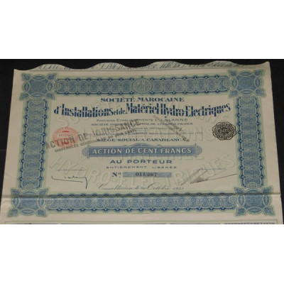 Sté Marocaine d'Installations et de Matériel Hydro-Electriques (Ac)