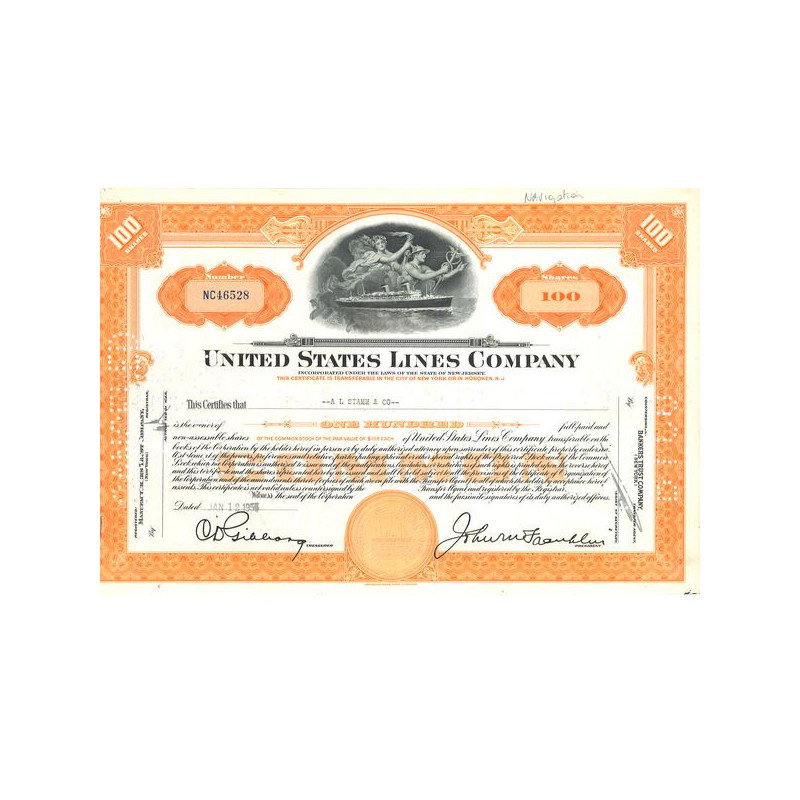 United States Lines Cy (Titre 100 Act)