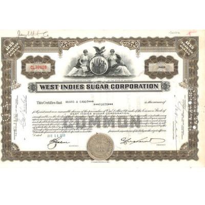 West Indies Sugar Corp (Titre 40 Act)