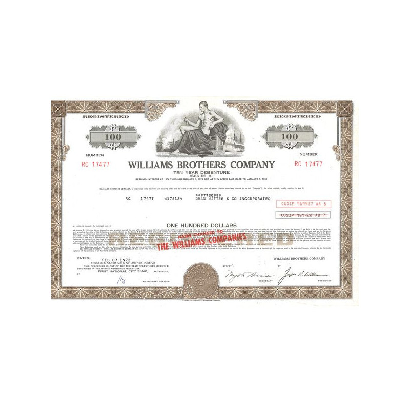 Williams Brothers Cy (Act100 $)