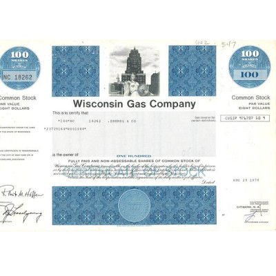 Wisconsin Gas Cy (Titre 100 Act)