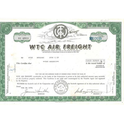 WTC Air Freight (Titre 200 Act)