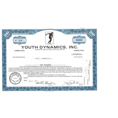 Youth Dynamics Inc (Titre 50 Act)