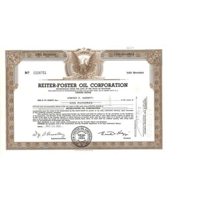 Reiter-Foster Oil Corp (Titre 100 Act)