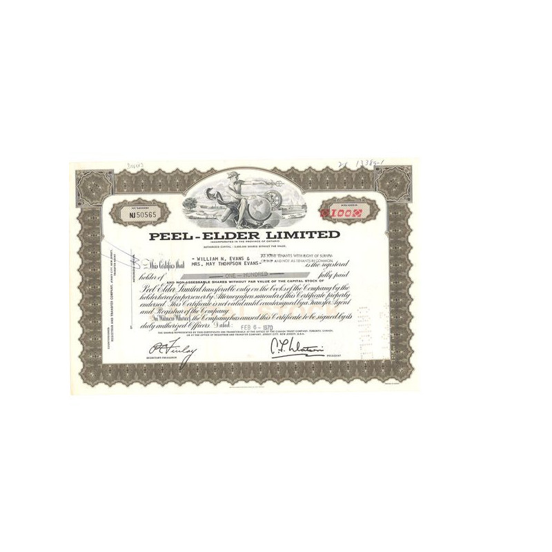 Peel-Elder Ltd (CN - Titre 100 Act)