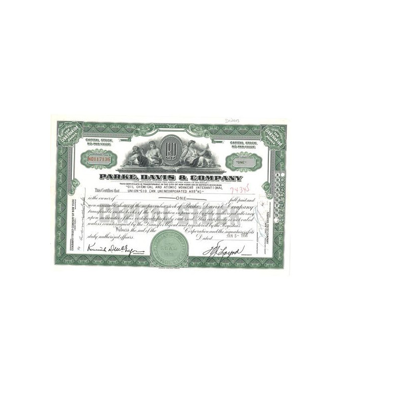 Parke Davis & Cy (Titre 01 Act)