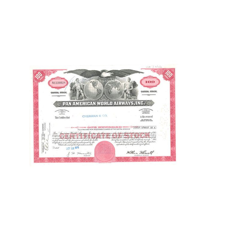 Pan American Western Petroleum Cy (CN - Titre 100 Act)