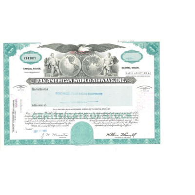 Pan American World Airways Inc (Titre 100 Act)
