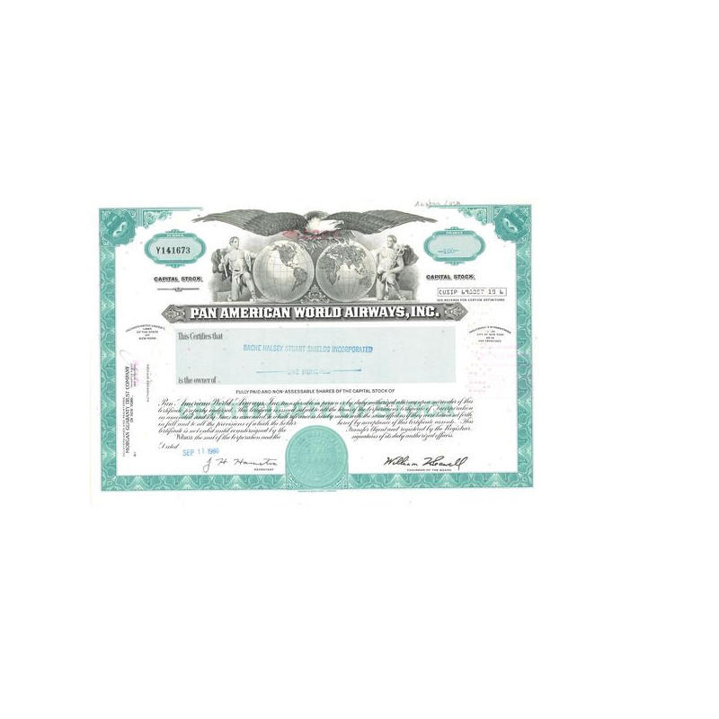 Pan American World Airways Inc (Titre 100 Act)