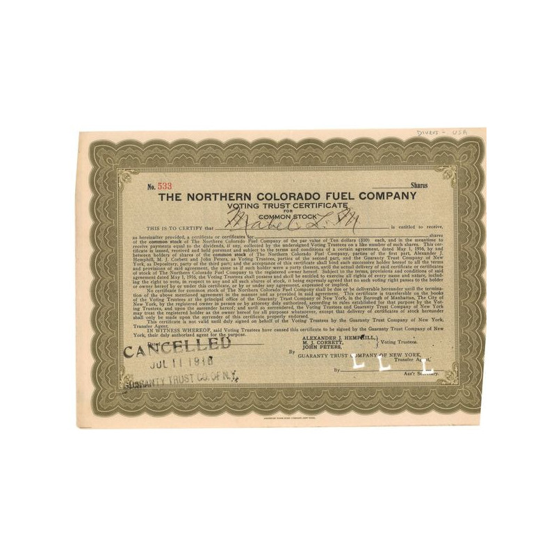 The Northern Colorado Fuel Cy (CN)