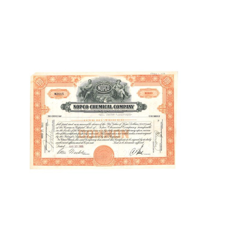 Nopco Chemical Cy (Titre 100 Act)
