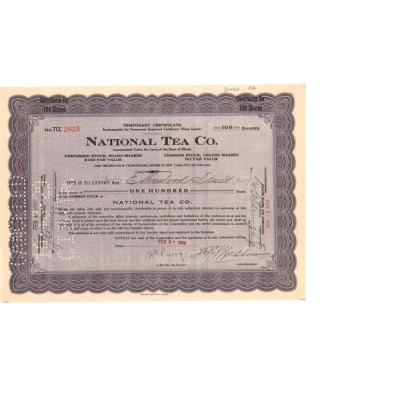 National Tea Co. (Titre 100 Act)