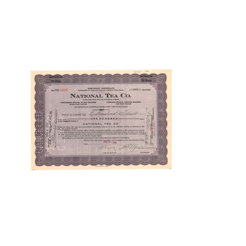 National Tea Co. (Titre 100 Act)