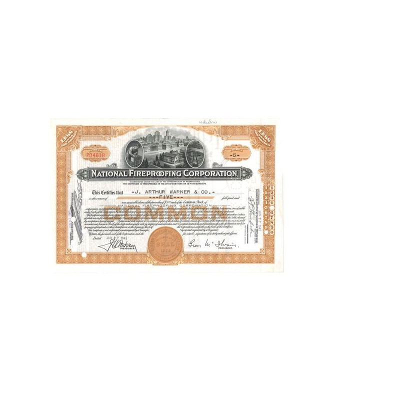 National Fireproofing Corp (Titre 05 Act)