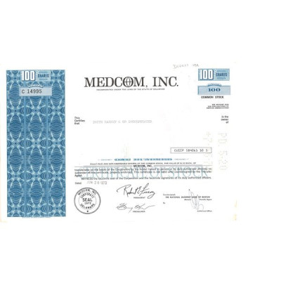 Medcom Inc (Bleu)(Titre 100 Act)