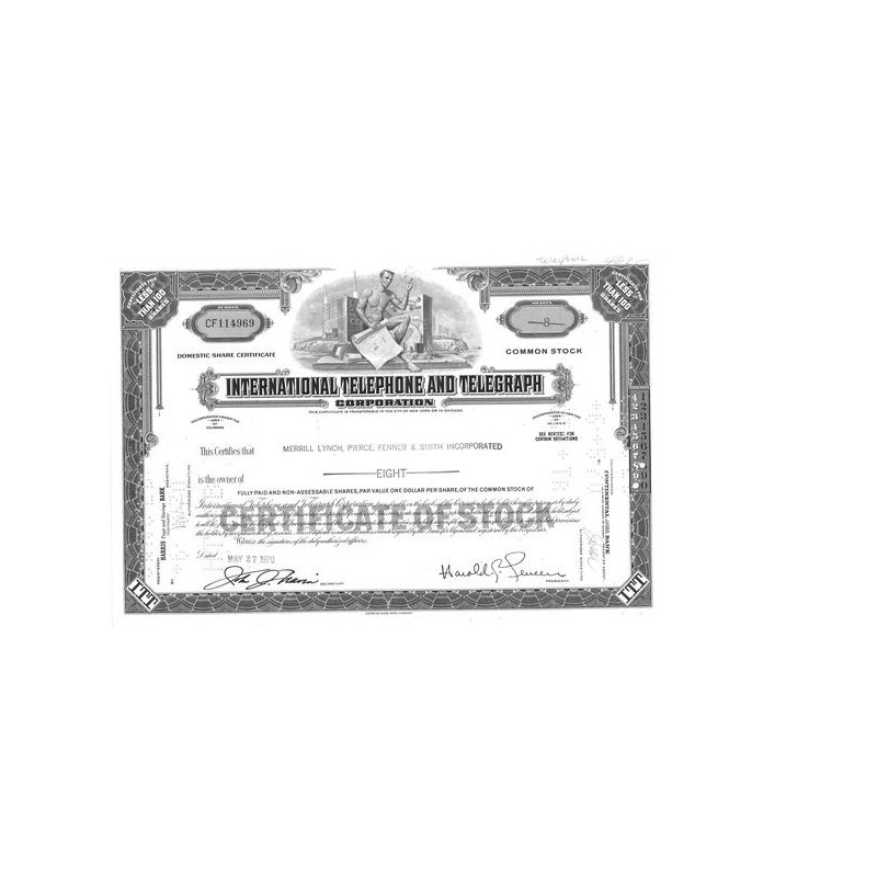 International Telephone and Telegraph (Titre 08 Act)