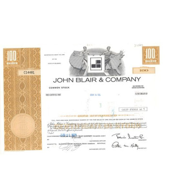 John Blair & Cy (Jaune)(Titre 100 Act)