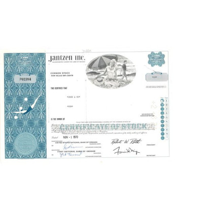 Jantzen Inc (Titre 10 Act)