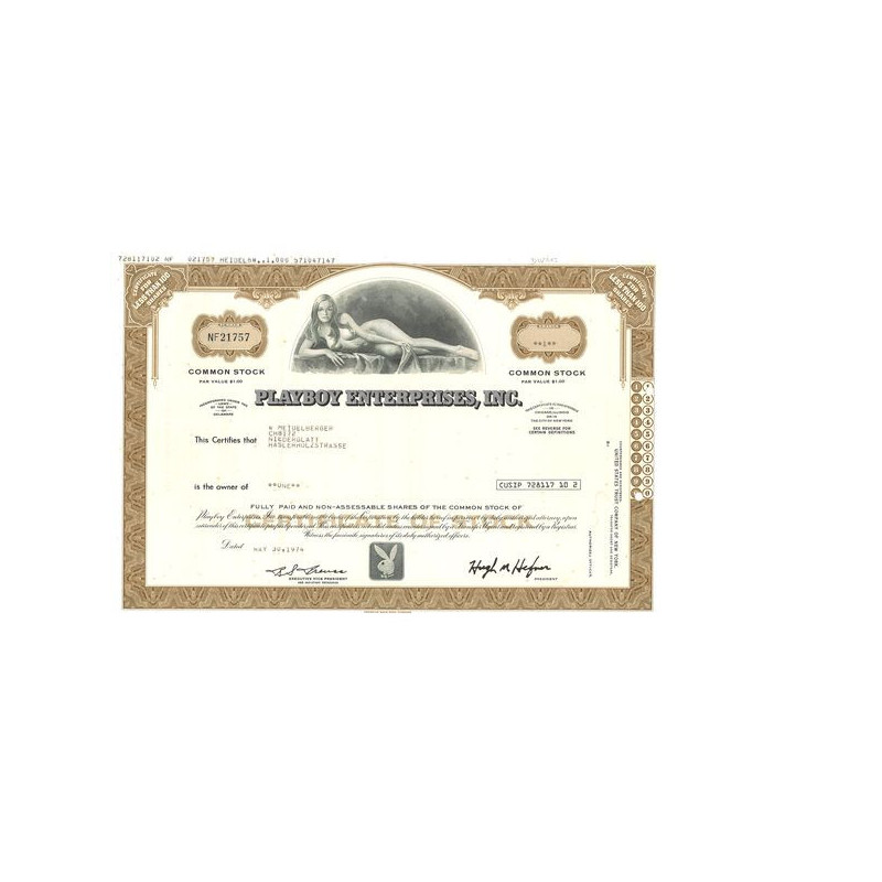 Playboy Enterprises Inc (Titre 01 Act)