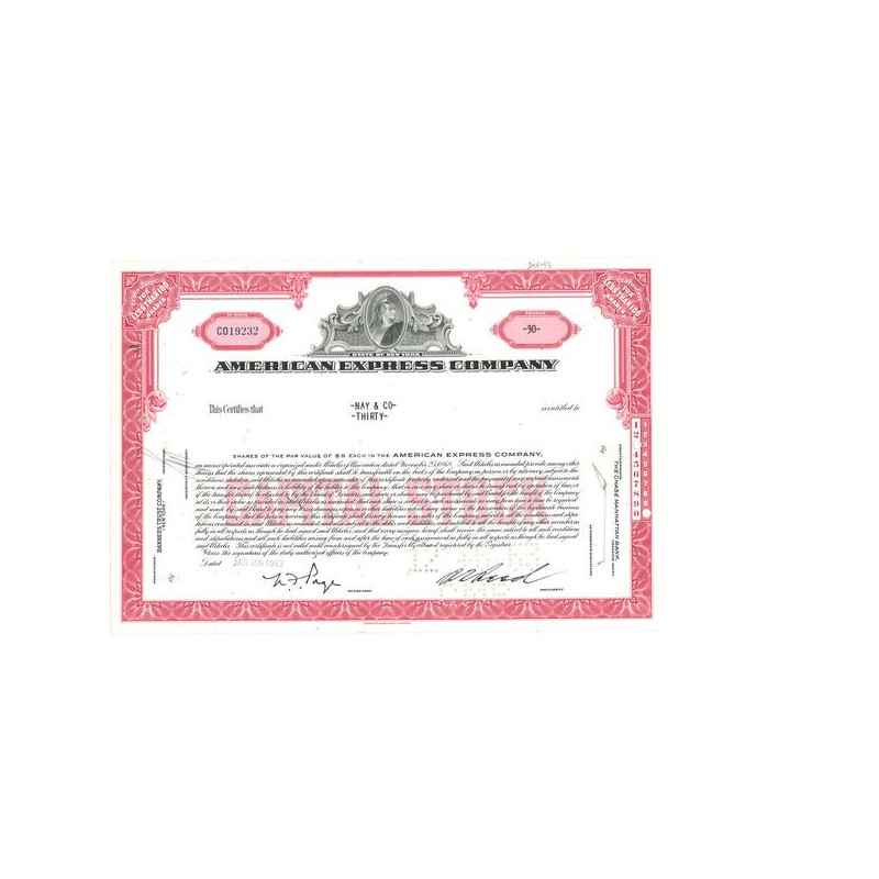 American Express Cy (Titre 30 Act)