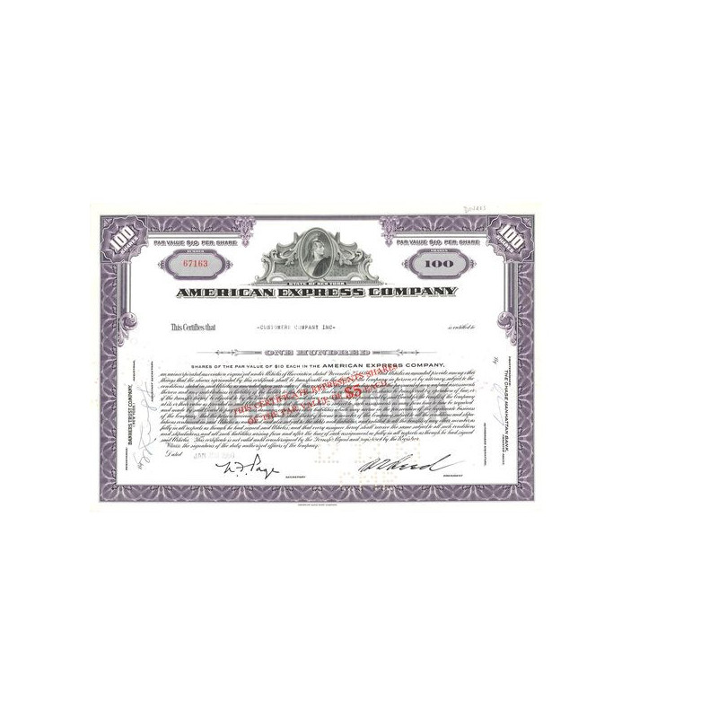 American Express Cy (Violet)(Titre 100 Act)