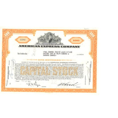 American Express Cy (Orange)(Titre 100 Act)