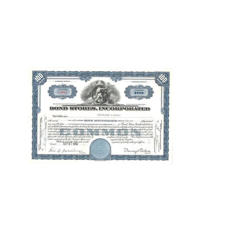 Bond Stores Inc (Titre 100 Act)
