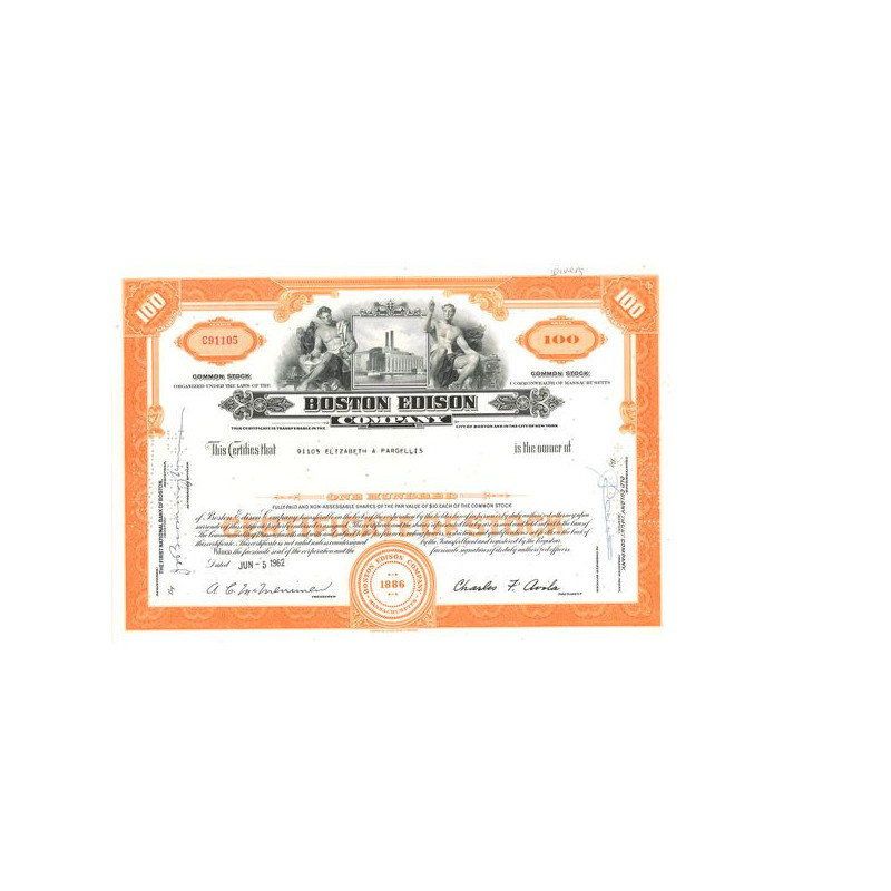 Boston Edison (Titre 100 Act)