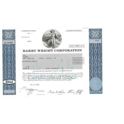 Barry Wright Corp (Titre 500 Act)