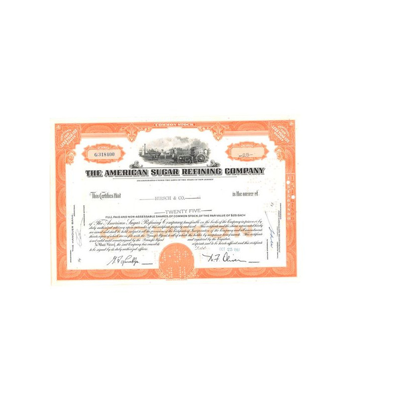 The American Sugar Refining Cy (Orange)(CN)