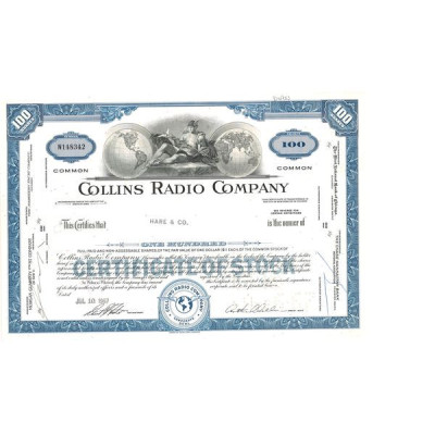 Collins Radio Cy (Bleu)(Titre 100 Act)