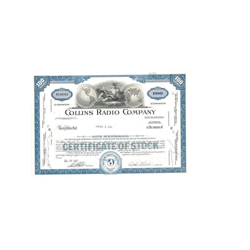 Collins Radio Cy (Bleu)(Titre 100 Act)