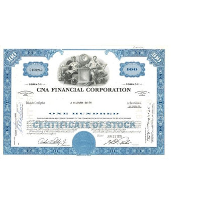 CNA Financial Corp (Titre 100 Act)