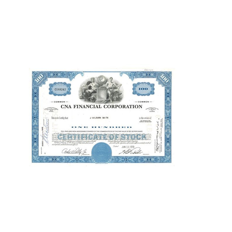 CNA Financial Corp (Titre 100 Act)