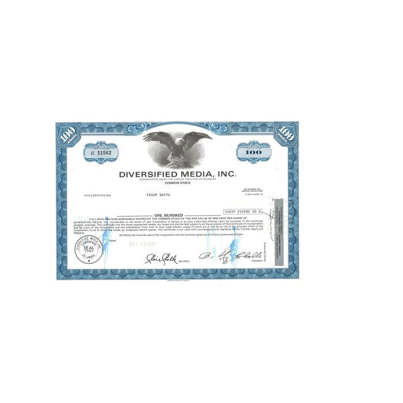 Diversified Media (Titre 100 Act)