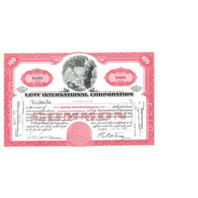 Coty International Corp (Titre 100 Act)