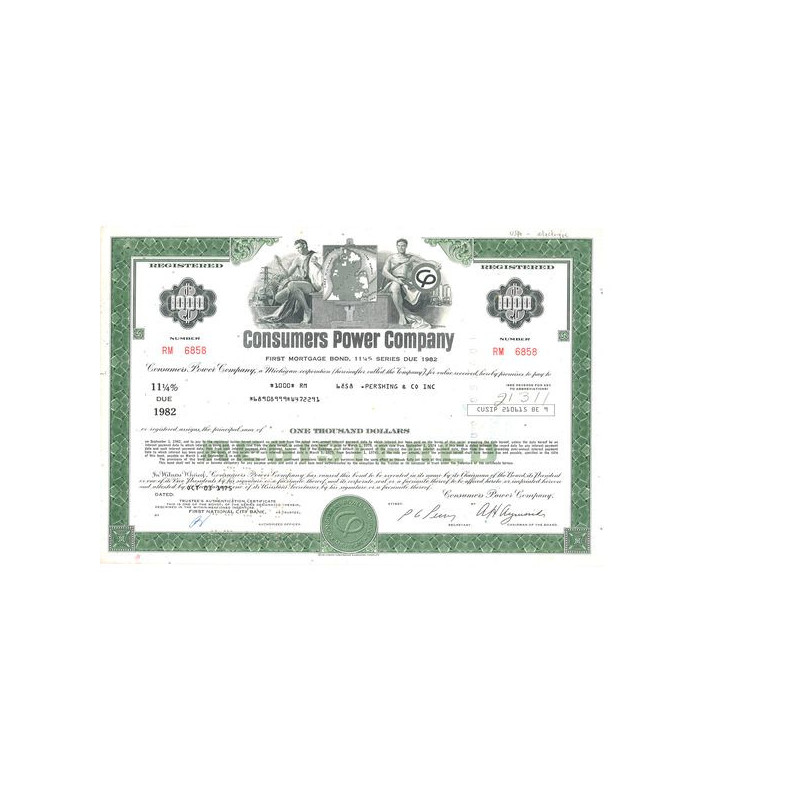 Consumers Power Cy (Act 1000 $)