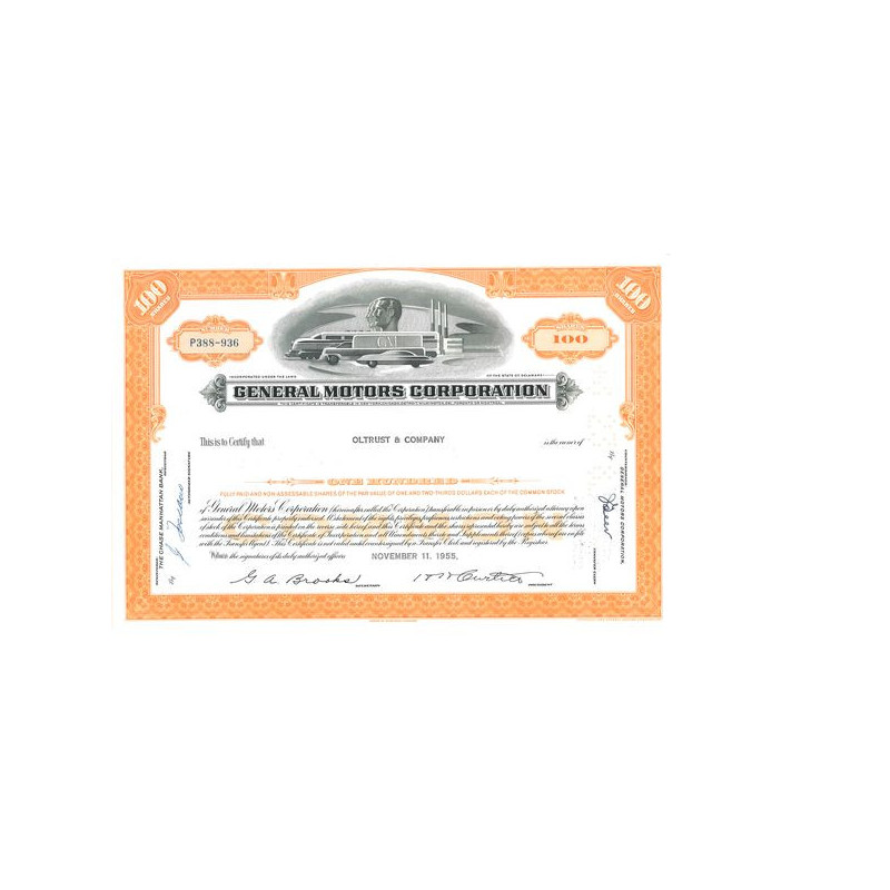 General Motors Corp (Orange)(Titre 100 Act)