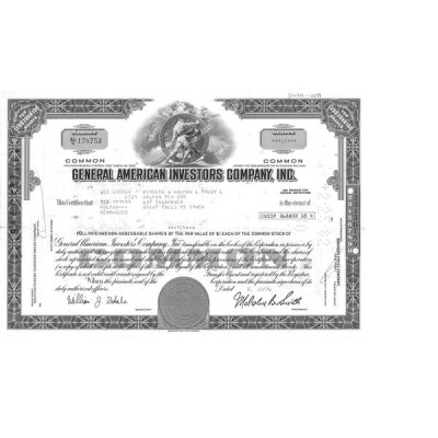 General American Investors Cy Inc (Titre 10 Act)