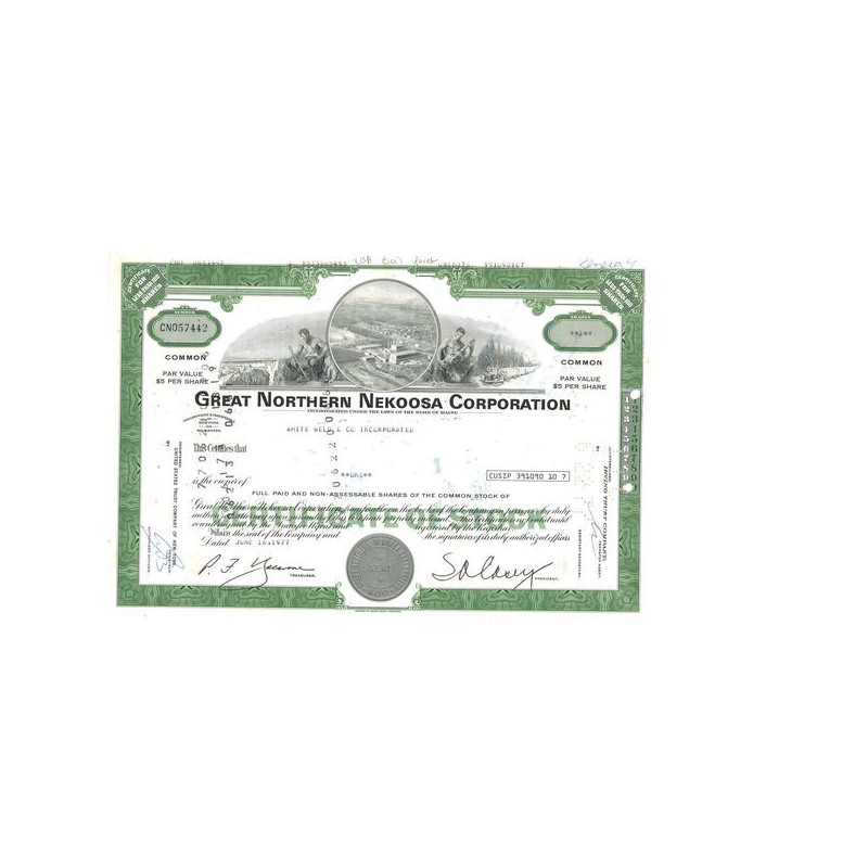 Great Northern Nekoosa Corp (Titre 01 Act)