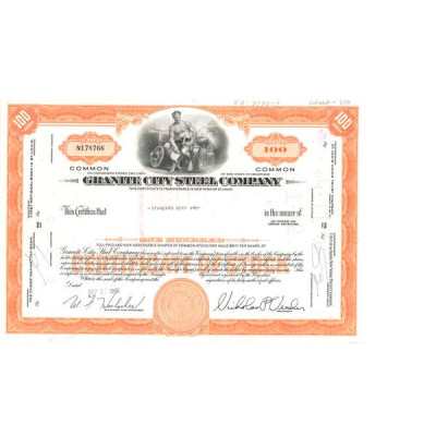 Granite City Steel Cy (Titre 100 Act)