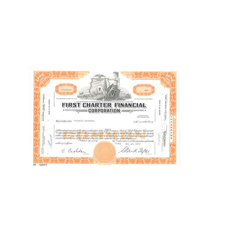 First Charter Financial Corp (Orange)(CN)