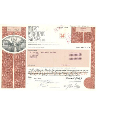 First Virginia Banks (Titre 30 Act)