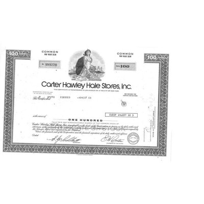 Carter Hawley Hale Stores Inc (Titre 100 Act)