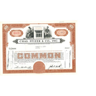 Chas Pfizer & Co Inc (Titre 50 Act)