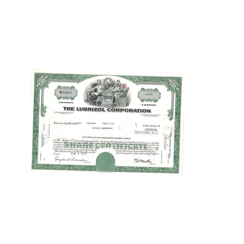 The Lubrizol Corp (Titre 500 Act)