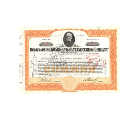 Belknap Hardware and Manufacturing (Titre 50 Act)