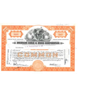 American Cable & Radio Corp (Titre 100 Act)