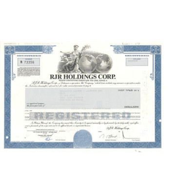 RJR Holdings Corp (Titre 325 Act)