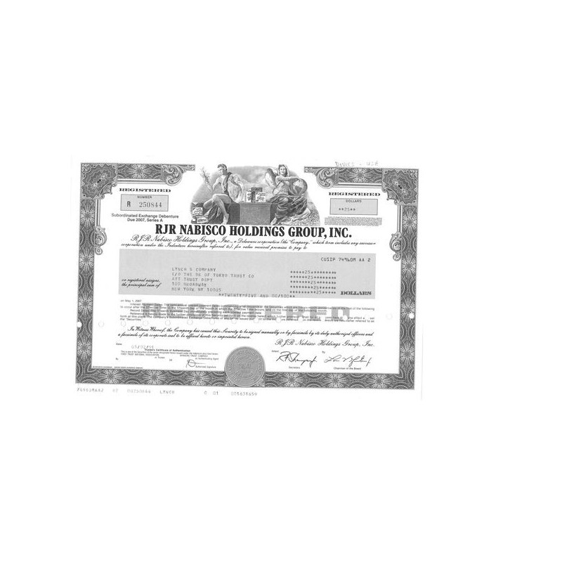 RJR Nabisco Holdings Group Inc (Titre 25 Act)